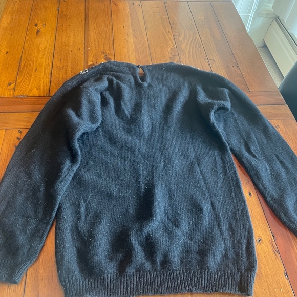 Beautiful Sparkly Black Sweater - Picture 2 of 6